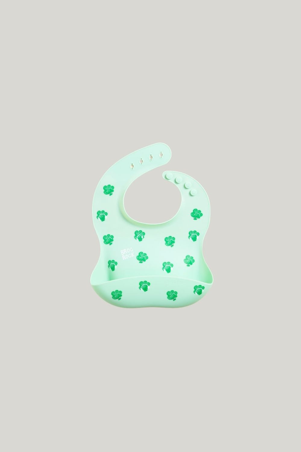 Catch-it Silicone Bib - Green - image 1
