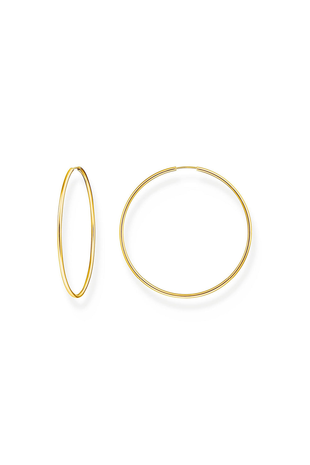 Essential Large Hoop Earrings In Gold - Gold - image 1