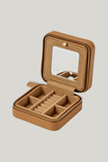 Lauren Zip Travel Case Caramel - Caramel - image 1