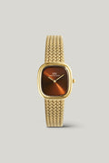 Margot Braided Mesh Amber Gold Watch - Gold - image 1