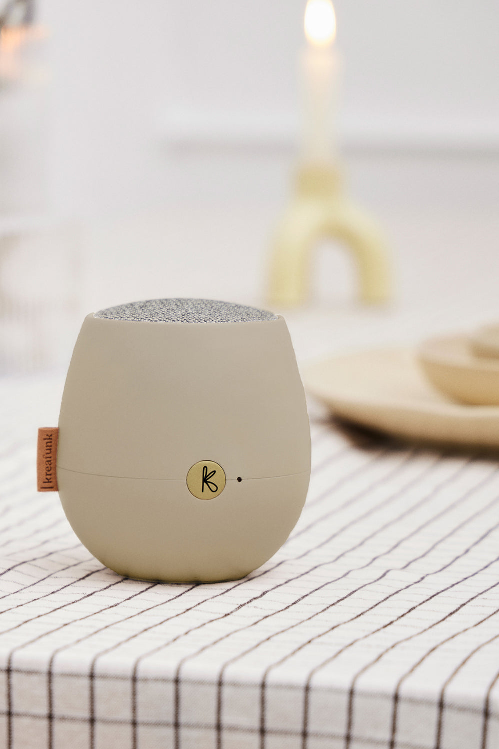 Ajazz 2 Bluetooth Speaker - Ivory Sand - Beige - image 3