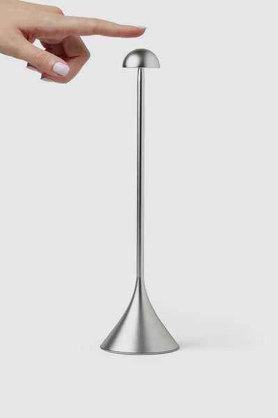 Steli Dome Infinitely Pairable Table Lamp - Alu Polish - Aluminium - image 2
