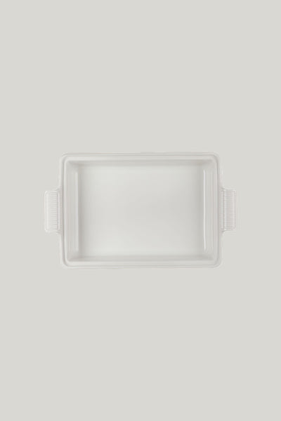 Stoneware Heritage Covered Rectangular Dish 33cm - Meringue - image 4