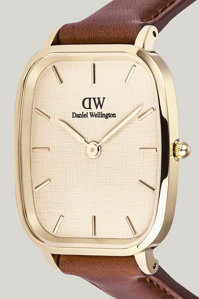Marlon St Mawes Gold Linen Watch Watch - Gold - image 3