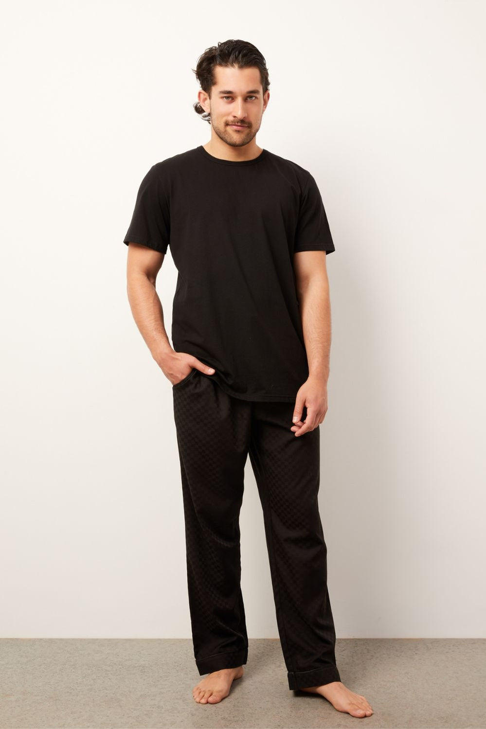 Sable T-Shirt & Long Pants - Black - image 1