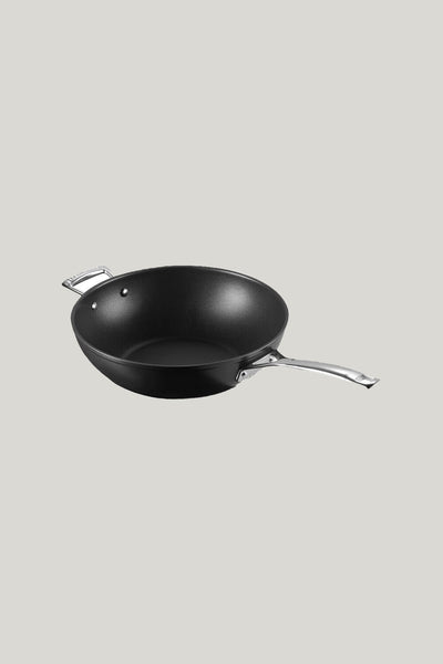 Toughened Non Stick Stir Fry Pan 30cm - NO COLOUR - image 1
