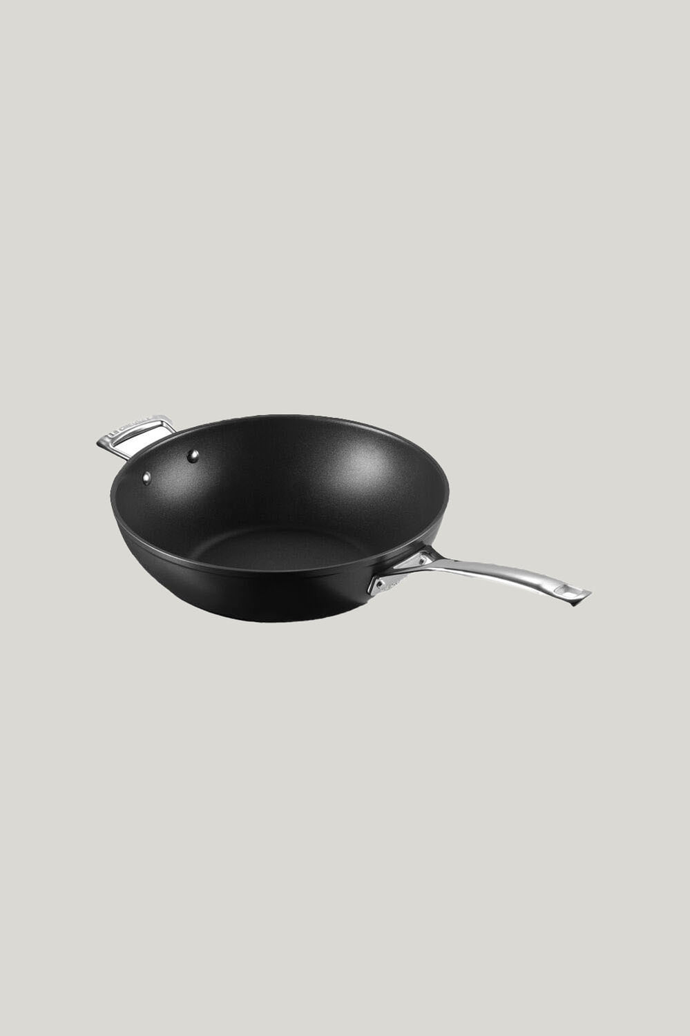 Toughened Non Stick Stir Fry Pan 30cm - NO COLOUR - image 1