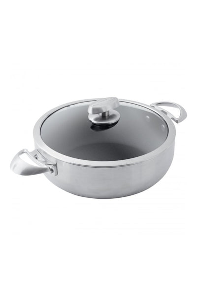 Shallow Casserole With Lid | 26cm / 3.7l - Silver - image 1