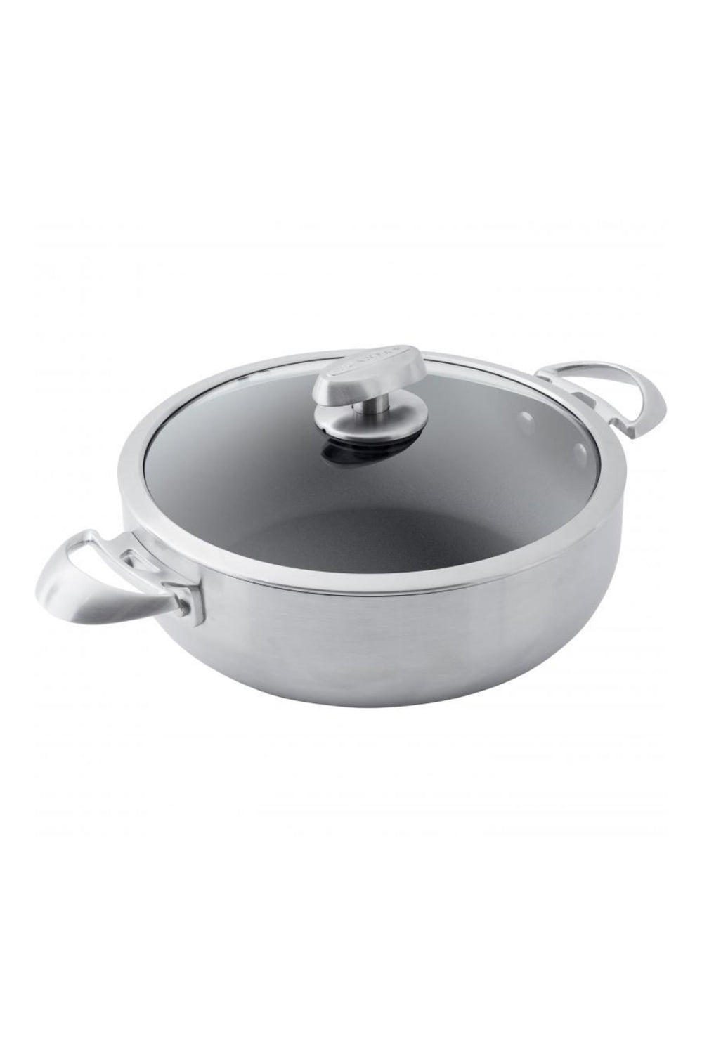 Shallow Casserole With Lid | 26cm / 3.7l - Silver - image 1