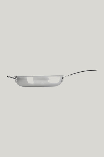 3ply Stainless Steel Uncoated Frying Pan 28cm - Stainless Steel - image 2