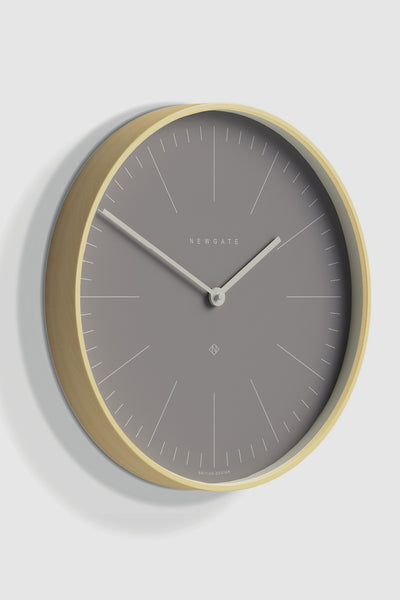 Mr Clarke Clock - Pale Wood Clay Grey Dial - Grey - image 2