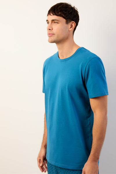 Bleu T-Shirt & Long Pants - Teal Blue - image 2
