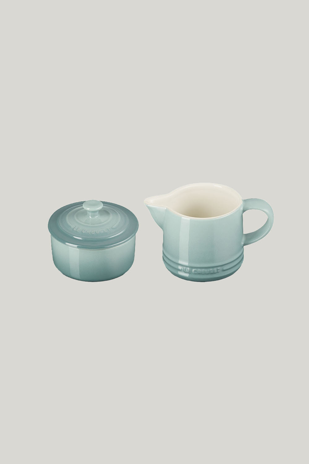 Stoneware Milk & Sugar Set - Sea Salt - image 1