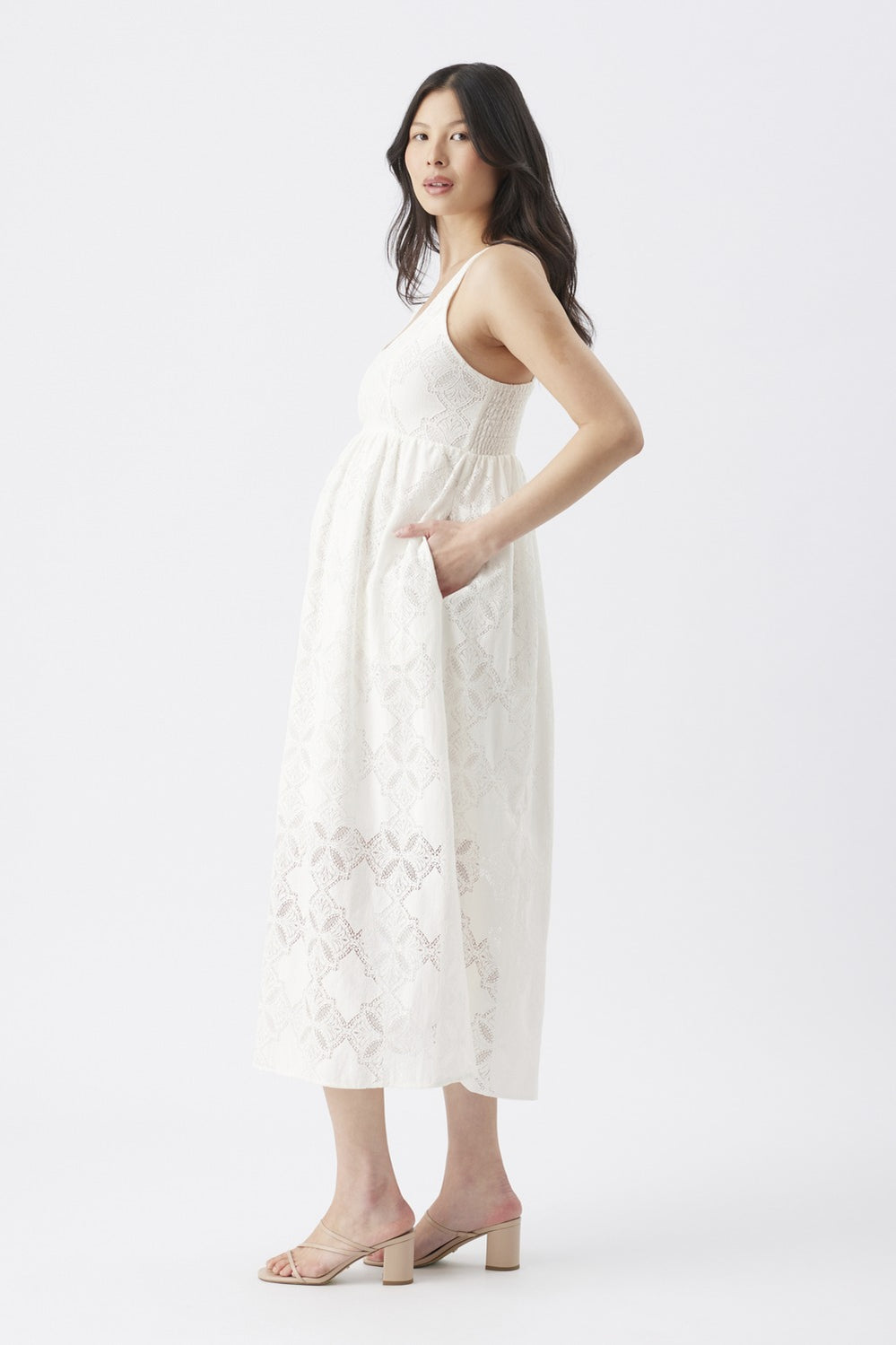 Elitia Lace Dress - White - image 4