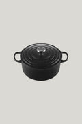 Signature Cast Iron Round Casserole 26cm - Matte Black - image 1