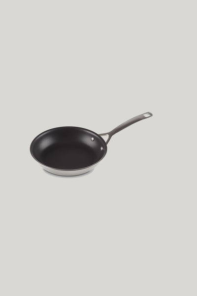 3ply Stainless Steel Non Stick Omelette Pan 20cm - Stainless Steel - image 1
