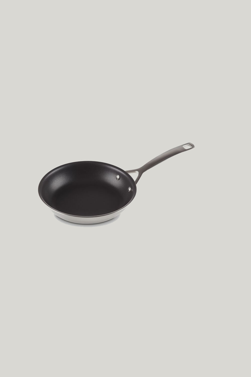 3ply Stainless Steel Non Stick Omelette Pan 20cm - Stainless Steel - image 1