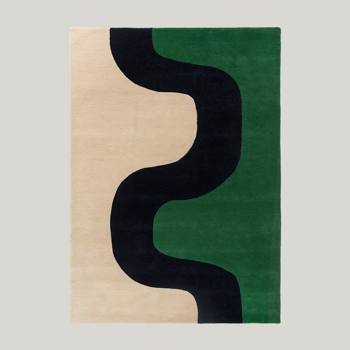 Seireeni Green Rug 280x200cm - Beige - image 1