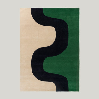 Seireeni Green Rug 280x200cm - Beige - image 1
