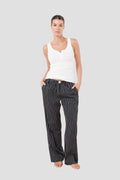 Willow Cotton Striped Pant - Black - image 1