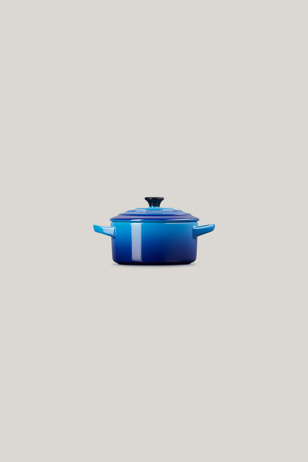 Stoneware Mini Cocotte 10cm - Azure Blue - image 2