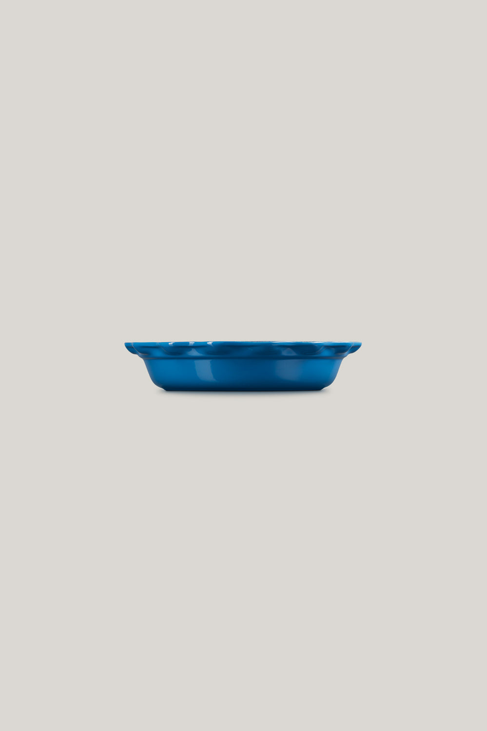 Stoneware Heritage Round Flute Pie Dish 23cm - Azure Blue - image 2