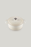 Signature Cast Iron Round Casserole 26cm - Meringue - image 1