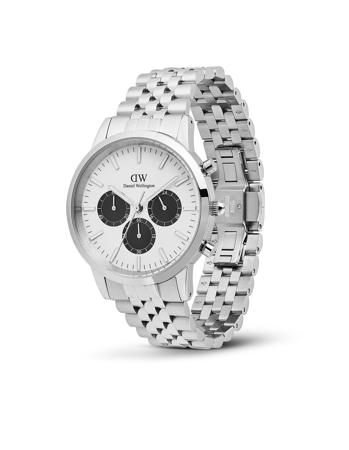 Iconic Chronograph Arch 5-link Off- White Panda Silver - Silver - image 3