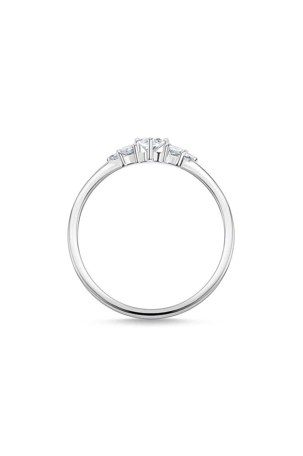 Fine Vintage Ring With Stones In Silver - Silver - image 2
