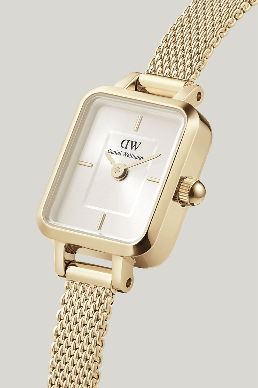 Quadro Mini Evergold Champagne Watch - Gold - image 3