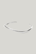 Bangle With Wave Design In Silver - Silver - image 1