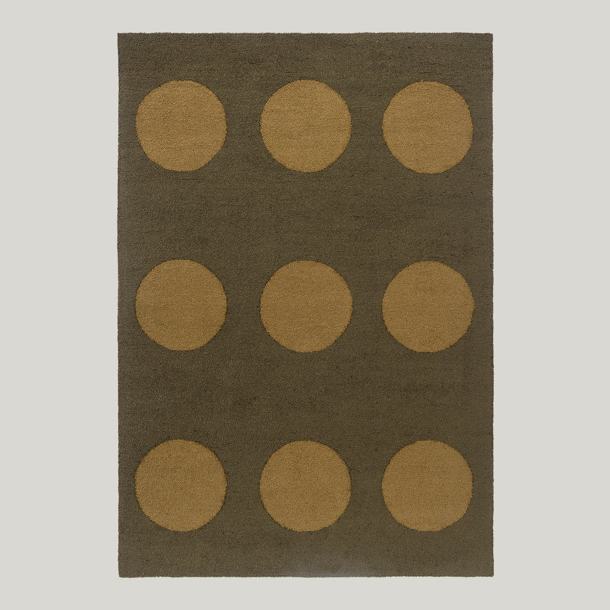 Habitat Festival Dots Olive Green Outdoor Rug 200x140cm - Brown - image 1
