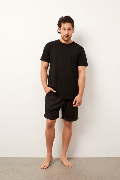 Sable T-Shirt & Boxer Shorts - Black - image 1