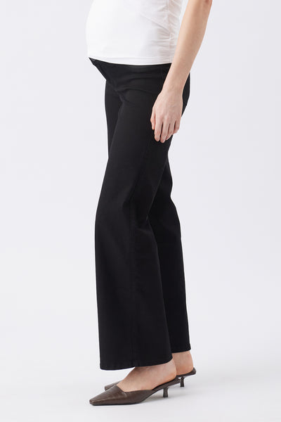Kyle Wide Leg Maternity Jean - Black - image 3