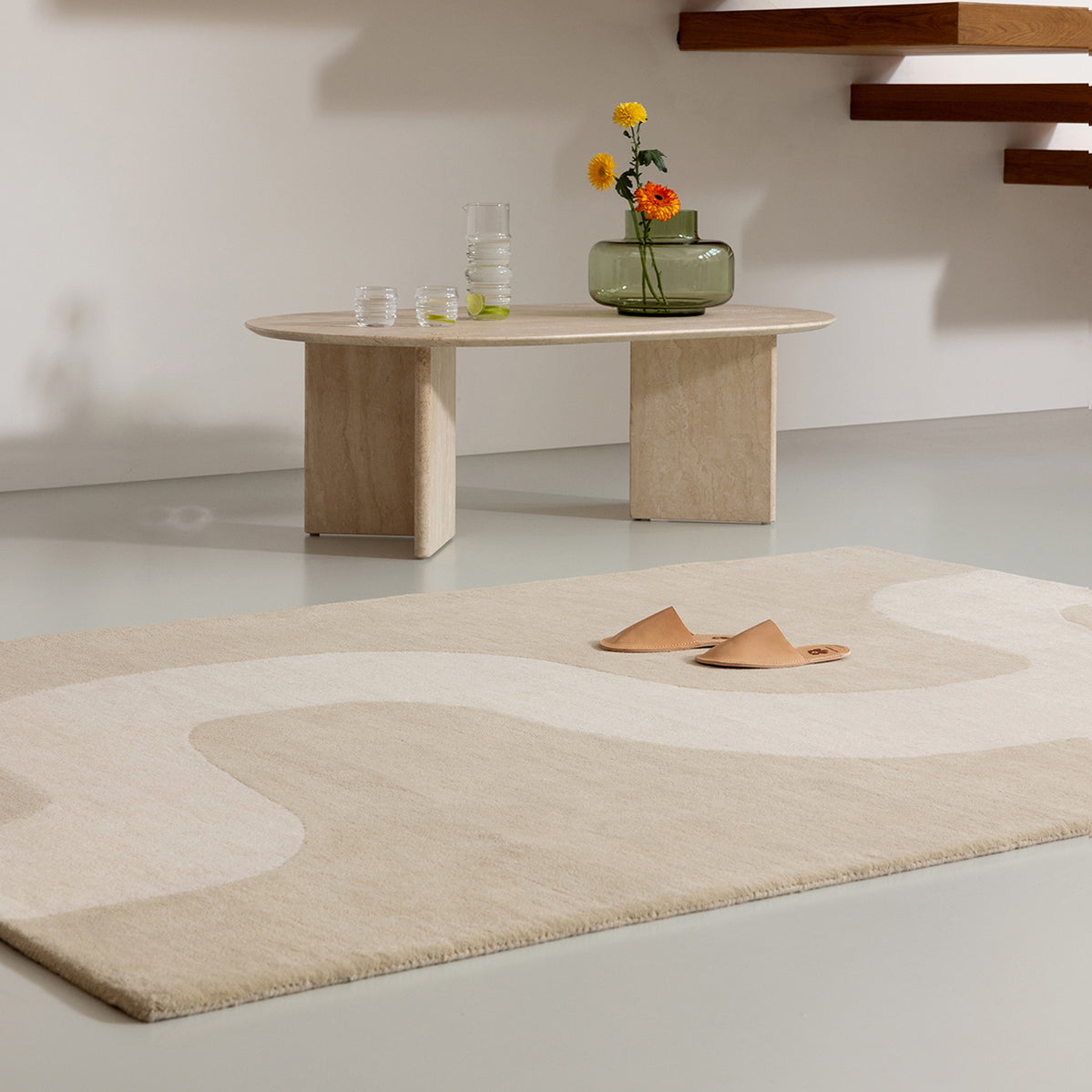 Seireeni Warm Beige Rug 240x170cm - Beige - image 2