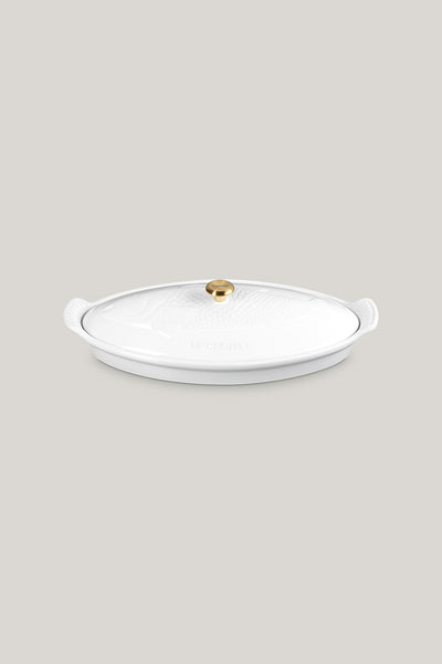 Stoneware Heritage Fish Baker 1.6 L - White - image 1