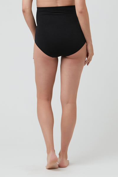 Seamless Maternity Brief - 3 Pack - Black - image 2