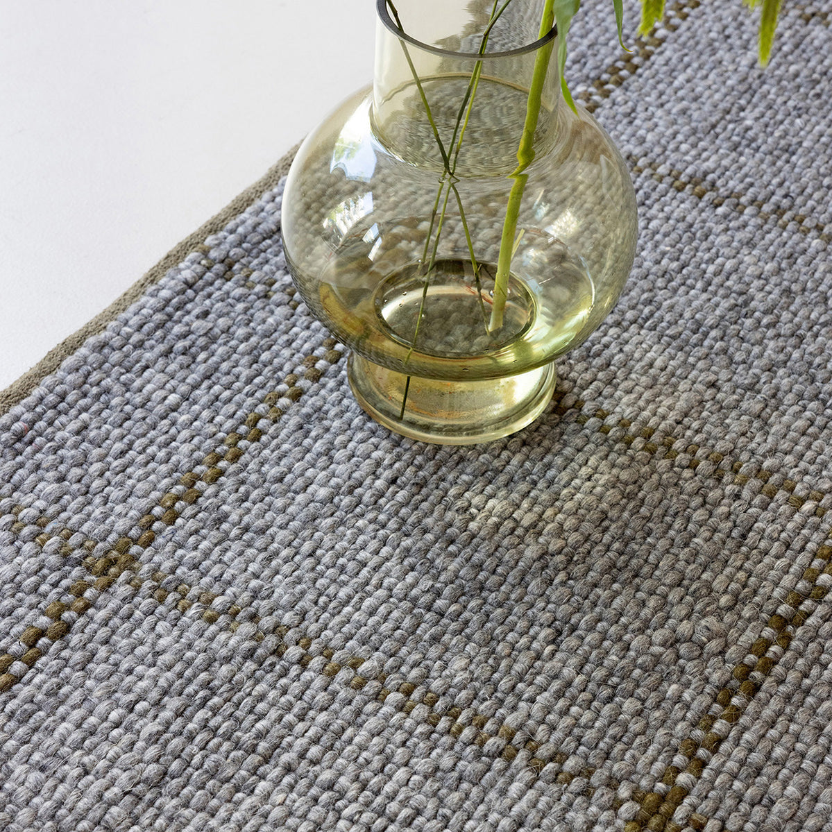 Craft Matter Check Slate Rug 230x160cm - Slate - image 3
