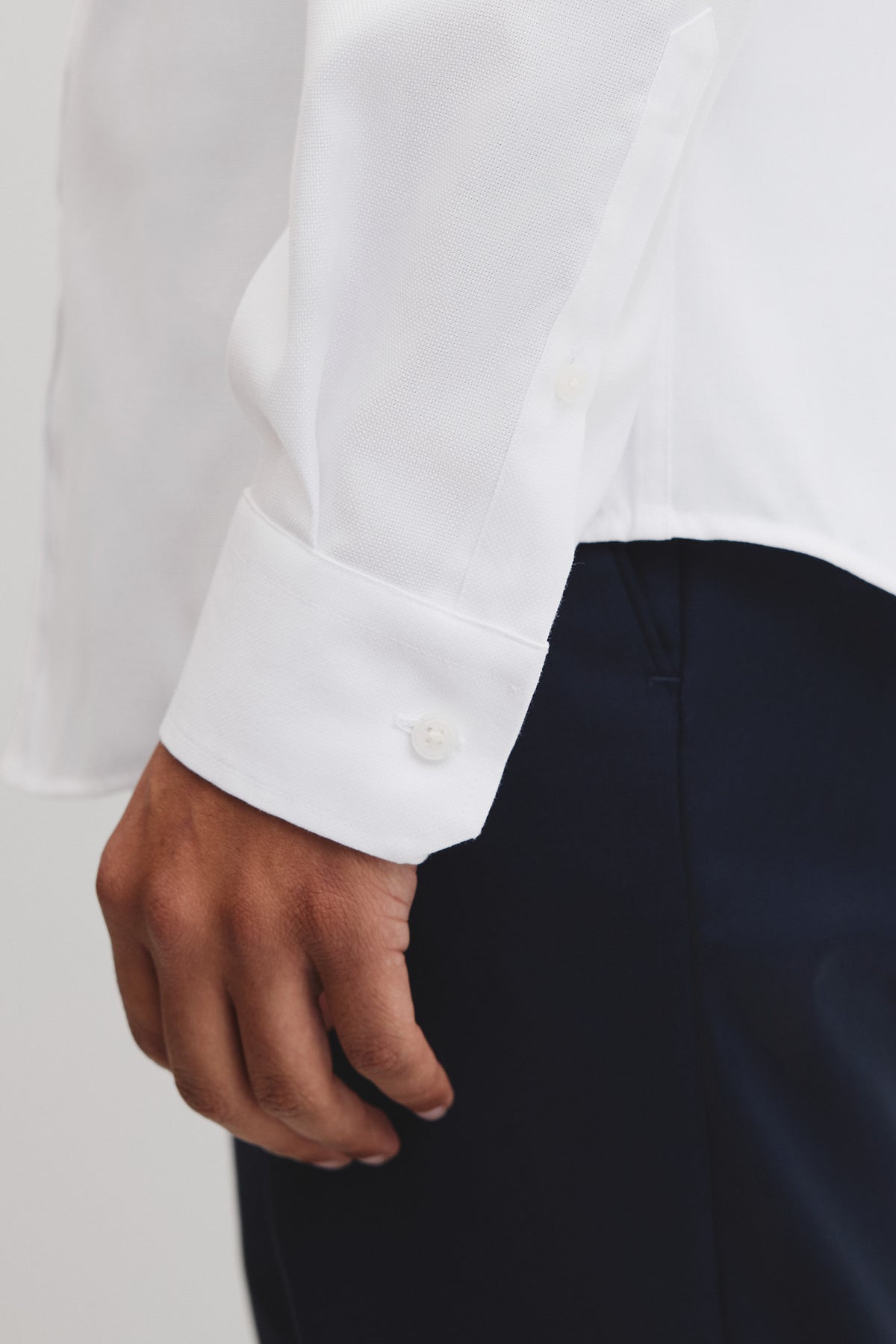 Slim Fit Textured Travel Shirt