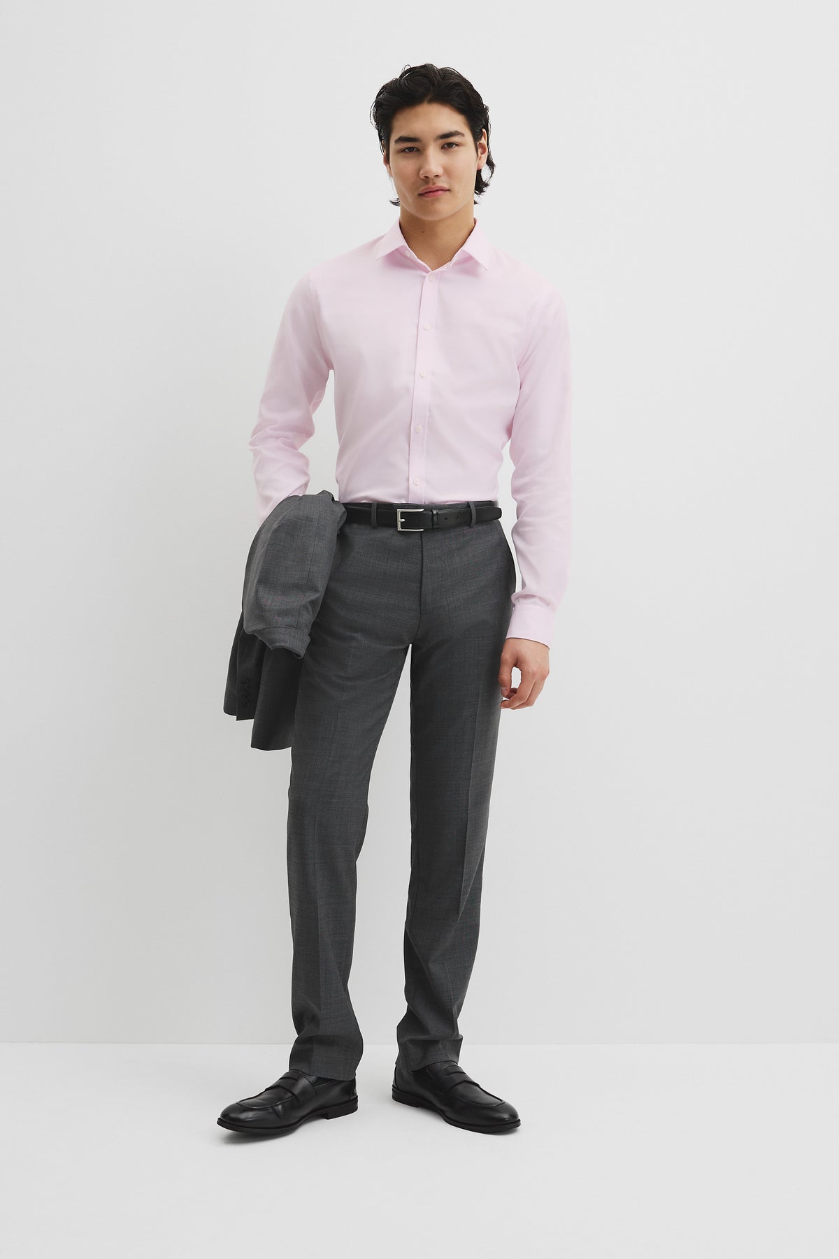 Slim Fit Textured Travel Shirt
