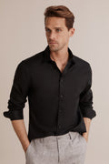 Slim Fit Textured Travel Shirt