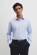 Slim Fit Textured Travel Shirt