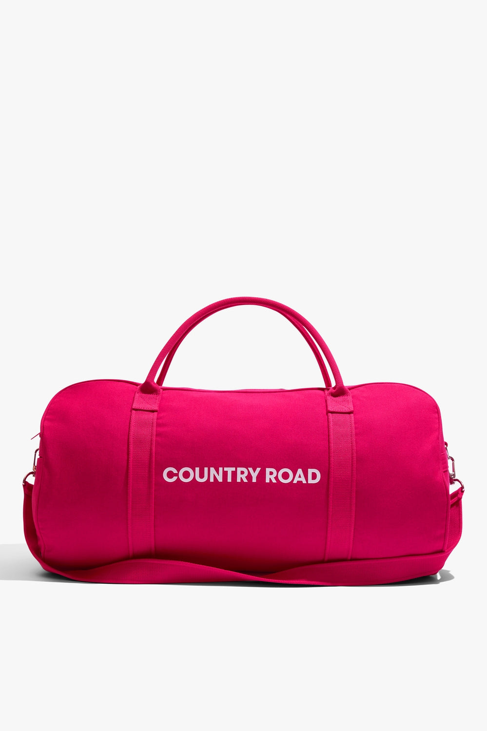 Cotton Zip Canvas Logo Tote