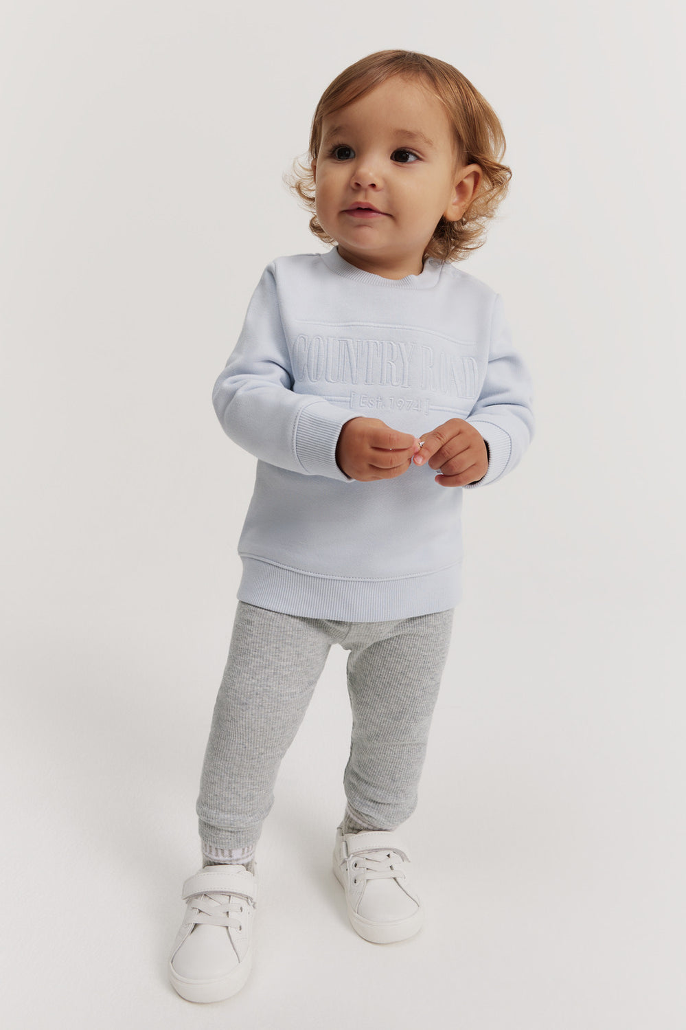 Organically Grown Cotton Blend Solid Rib Legging