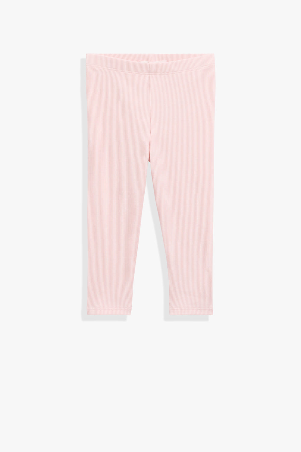 Organically Grown Cotton Blend Solid Rib Legging