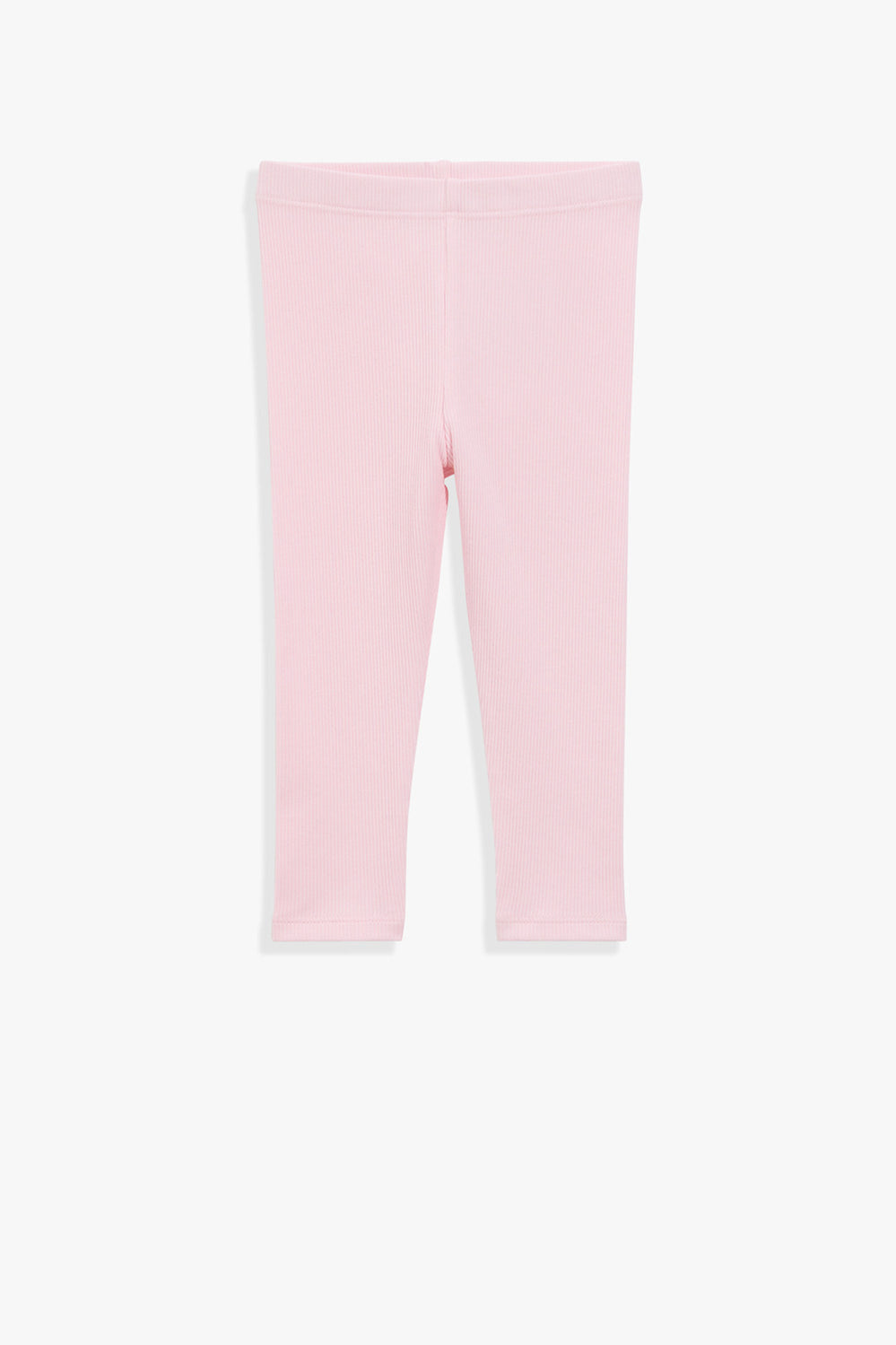 Organically Grown Cotton Blend Solid Rib Legging