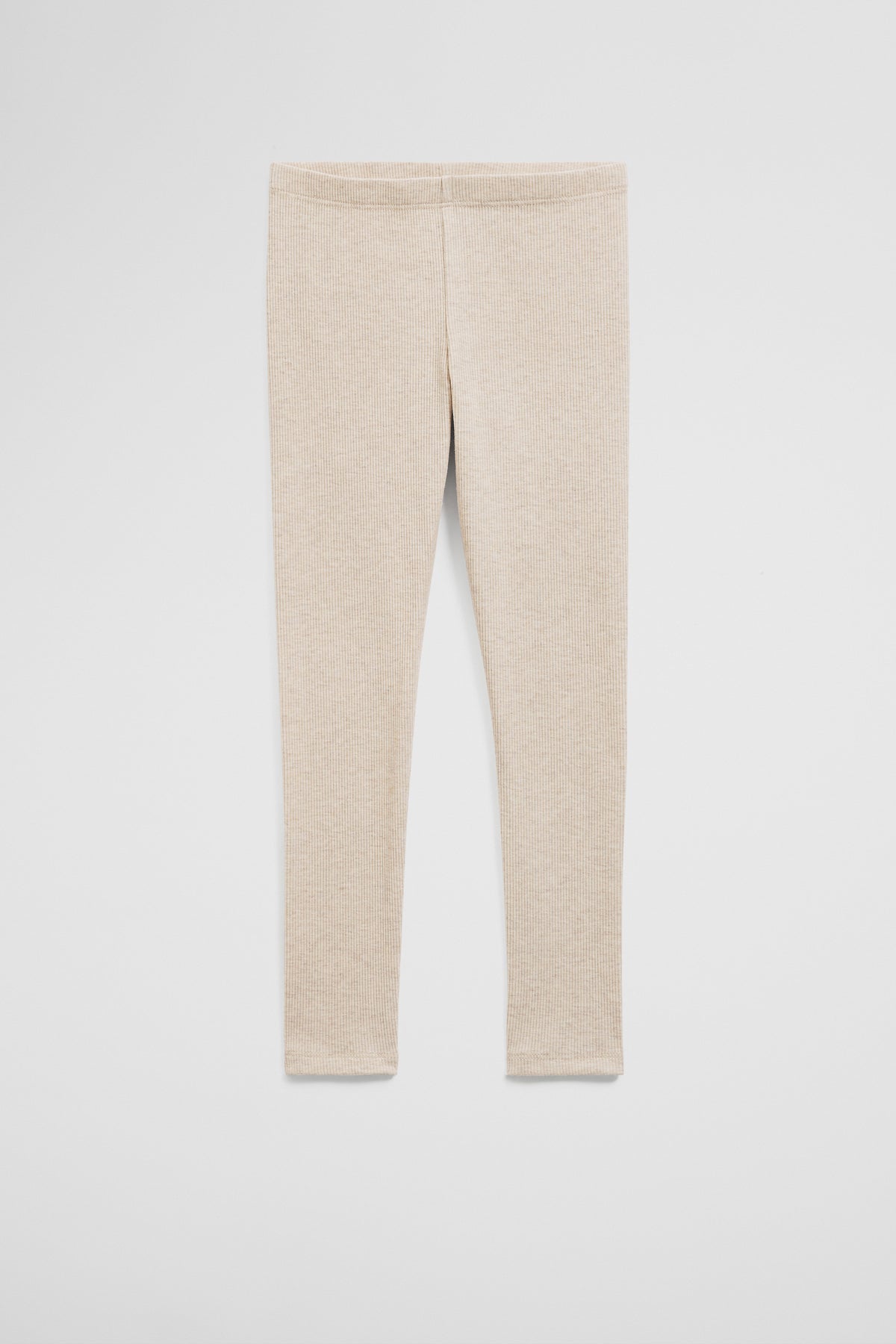 Organically Grown Cotton Blend Solid Rib Legging