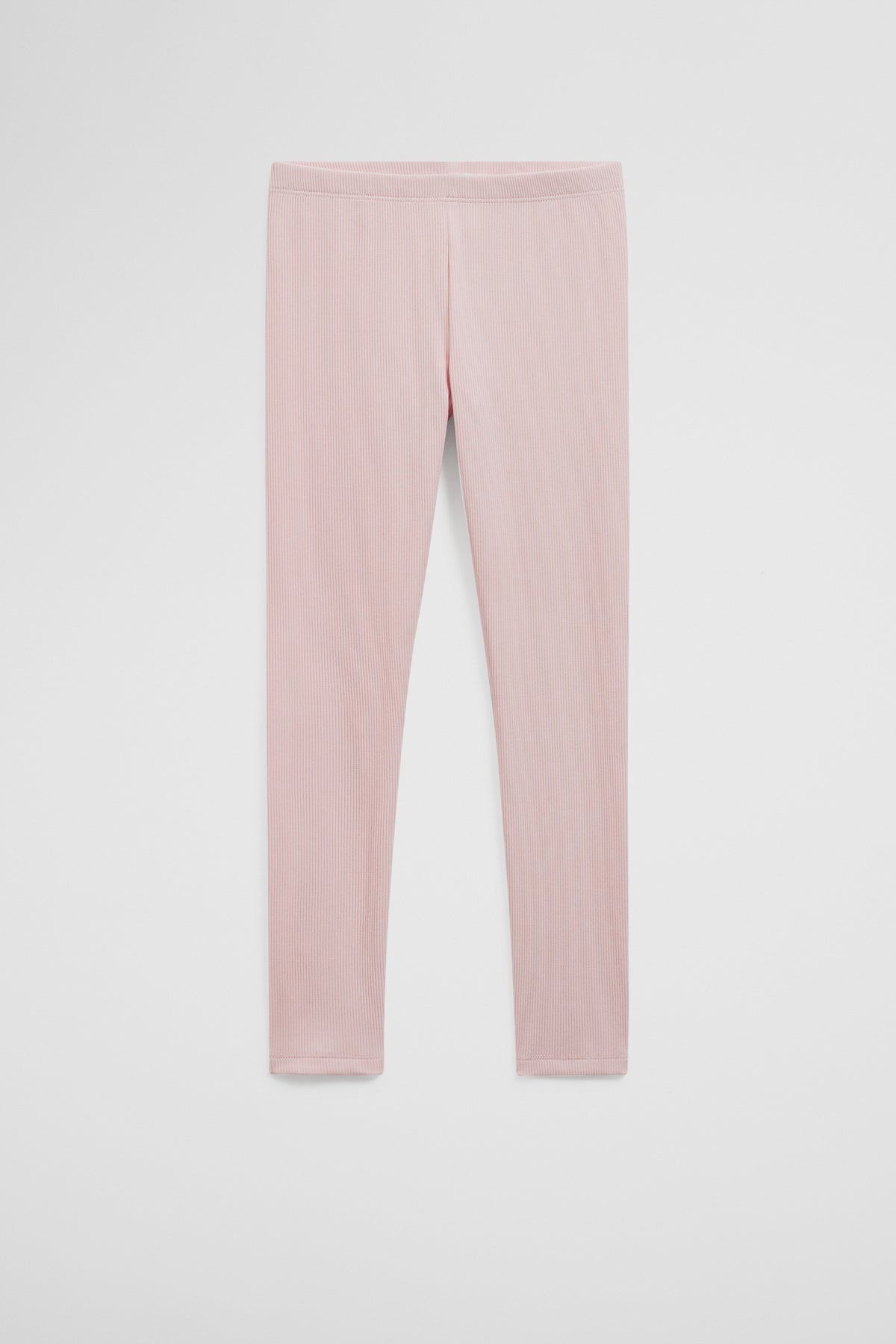 Organically Grown Cotton Blend Solid Rib Legging