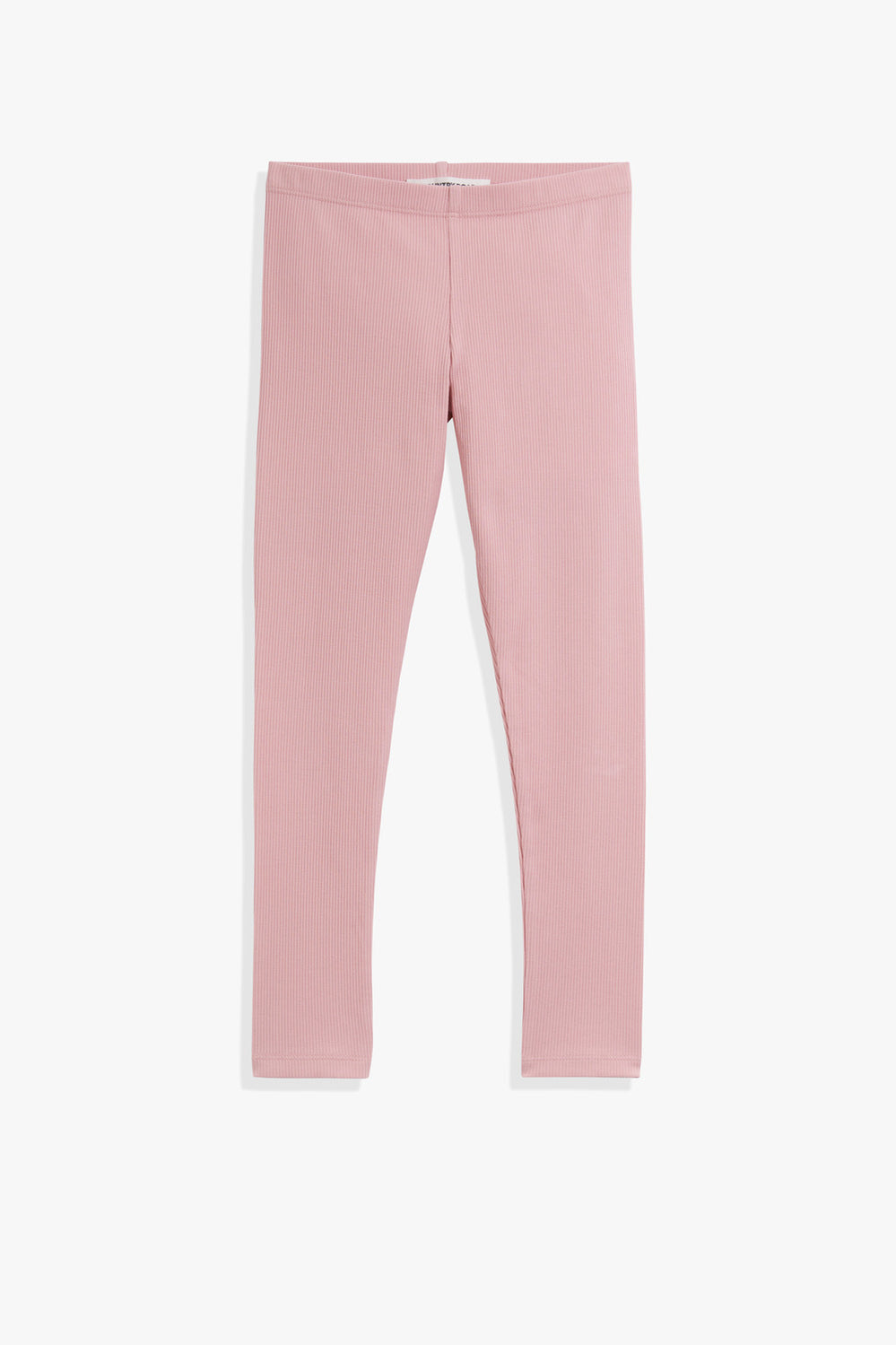 Organically Grown Cotton Blend Solid Rib Legging