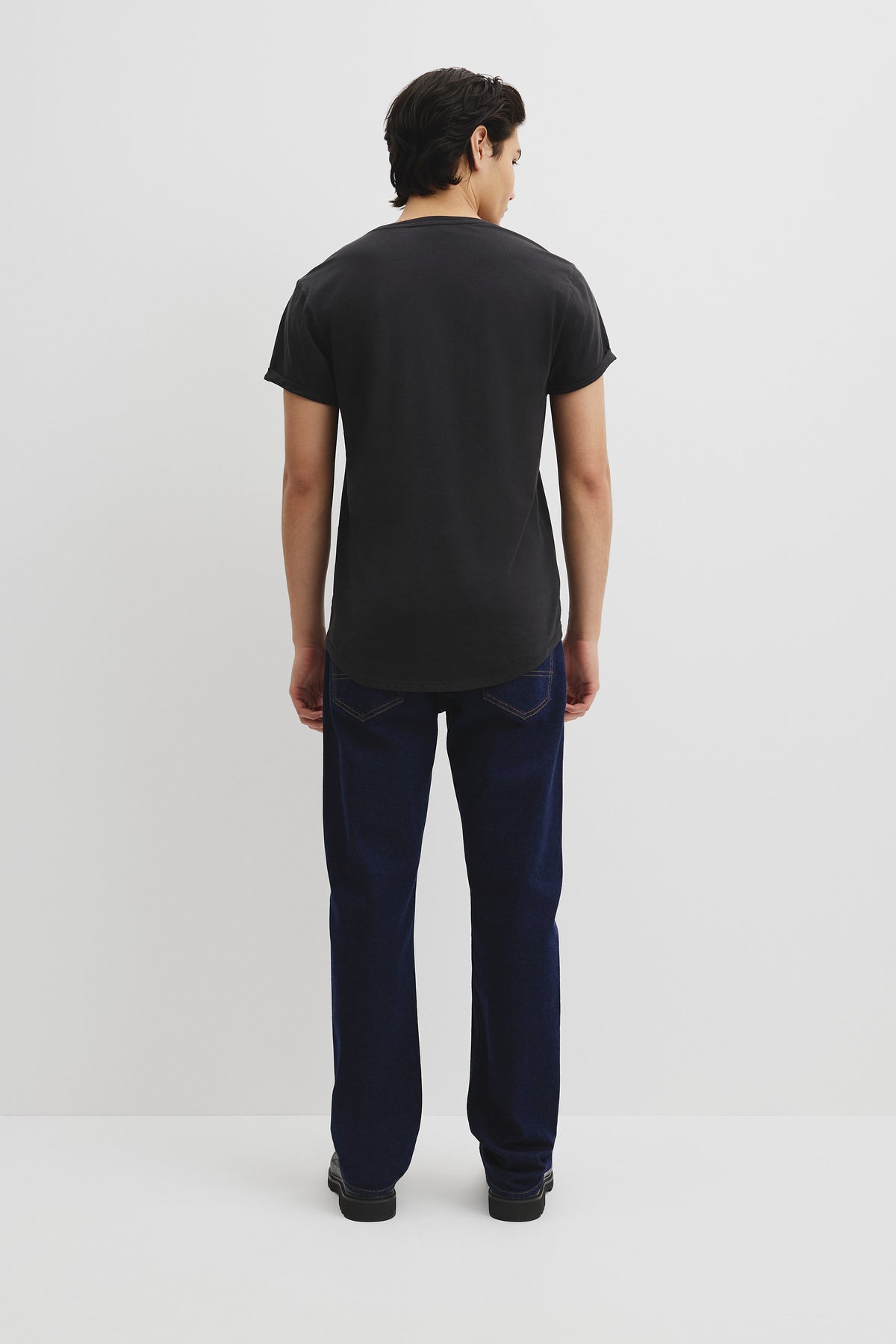 Australian Cotton Longline Garment Dye T-Shirt